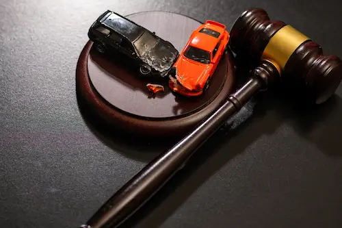 Car Accident Law Concept