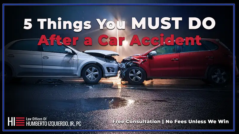 5 Things to do after a car accident