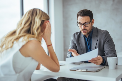 Angry Employer and Employee