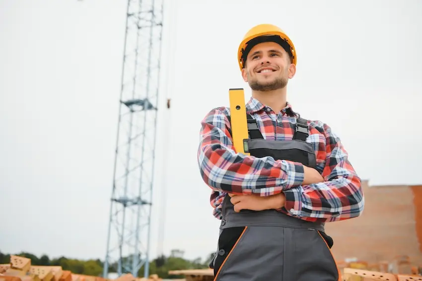 Recovered Marietta construction worker back on a Cobb County job site after successfully winning full workers' compensation benefits with legal representation in Georgia