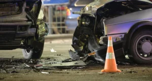 car accident from a speeding driver in buford