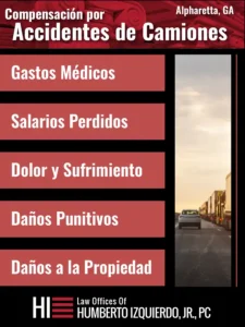 Humberto Infographics Spanish Alpharetta Truck Accident Infographic